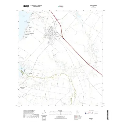 2019 Map of Mathis, 2019 Print