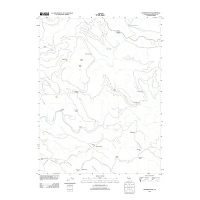 2012 Map of Mathison Peak, 2012 Print