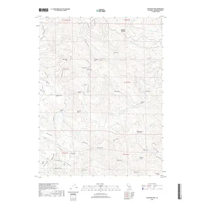 2018 Map of Mathison Peak, 2018 Print