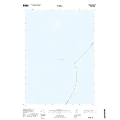 2018 Map of Matinicus, 2018 Print