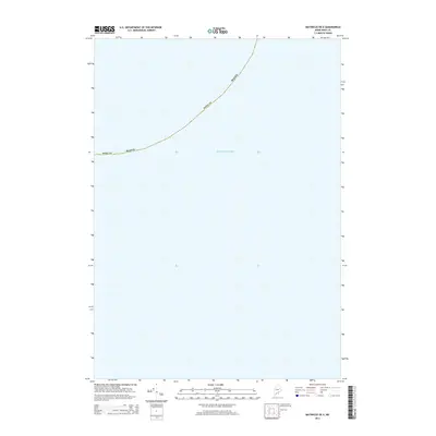2014 Map of Matinicus OE E, 2014 Print