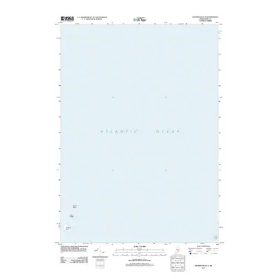 2011 Map of Matinicus OE N, 2011 Print