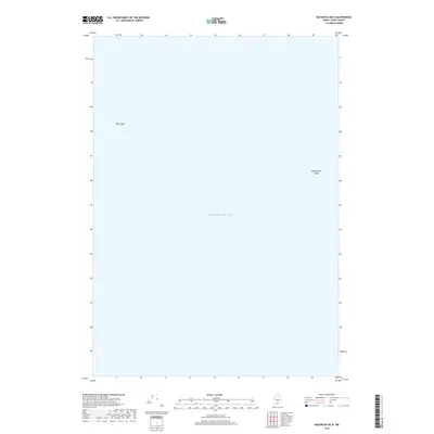 2018 Map of Matinicus OE N, 2018 Print