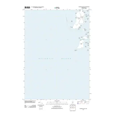 2011 Map of Matinicus OE W, 2011 Print
