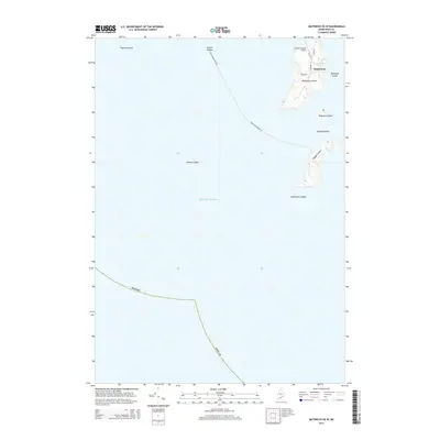 2014 Map of Matinicus OE W, 2014 Print