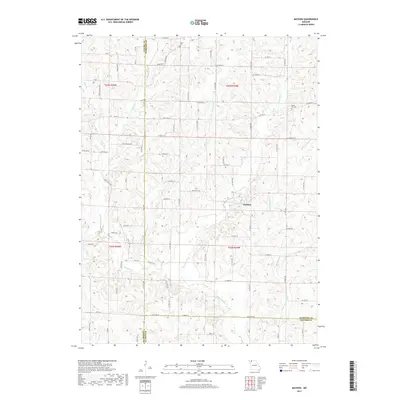 2017 Map of Matkins, 2017 Print
