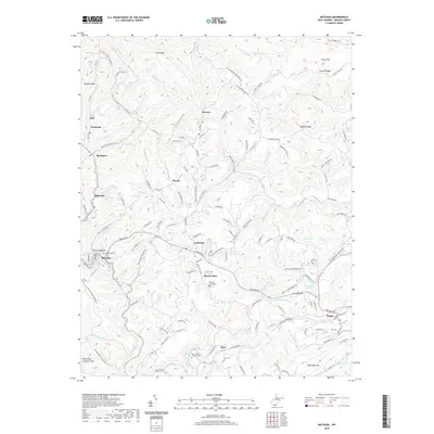 2019 Map of Matoaka, 2019 Print