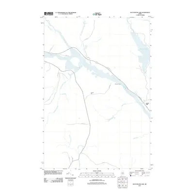 2011 Map of Mattaseunk Lake, 2011 Print