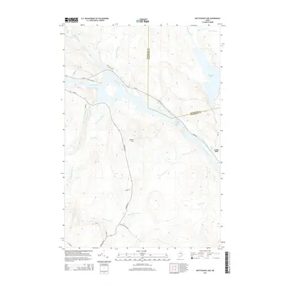 2014 Map of Mattaseunk Lake, 2014 Print