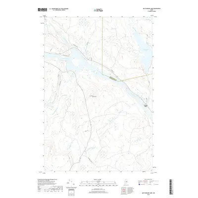 2018 Map of Mattaseunk Lake, 2018 Print