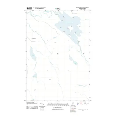 2011 Map of Mattawamkeag Lake, 2011 Print