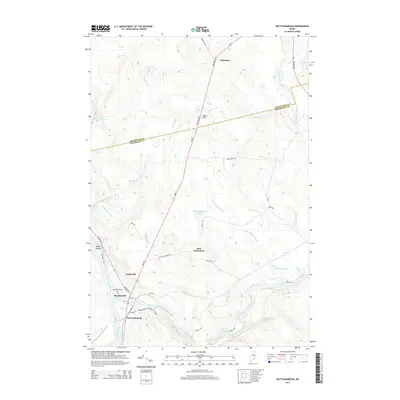 2014 Map of Mattawamkeag, 2014 Print
