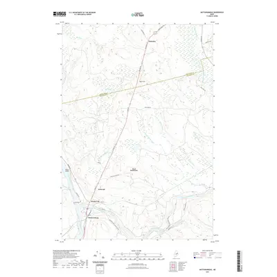 2021 Map of Mattawamkeag, 2021 Print