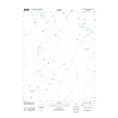 2012 Map of Matterhorn Peak, 2012 Print
