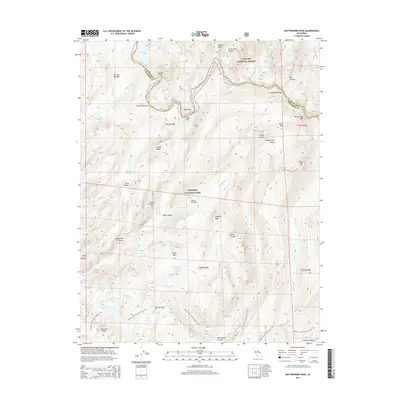 2015 Map of Matterhorn Peak, 2015 Print