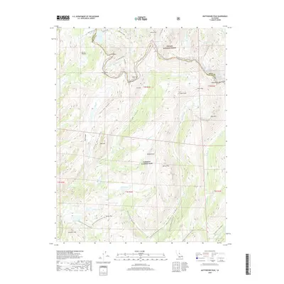 2018 Map of Matterhorn Peak, 2018 Print
