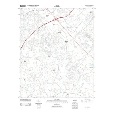 2010 Map of Matthews, 2010 Print