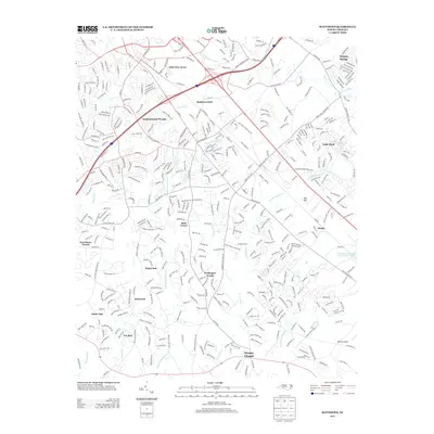 2013 Map of Matthews, 2013 Print