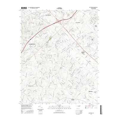 2016 Map of Matthews, 2016 Print