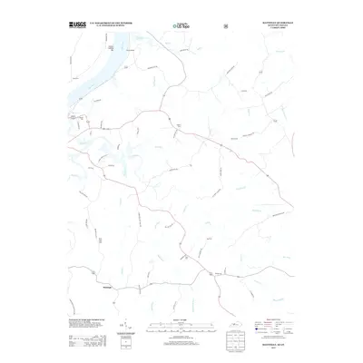2013 Map of Mattingly, 2013 Print