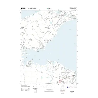 2013 Map of Mattituck, 2013 Print