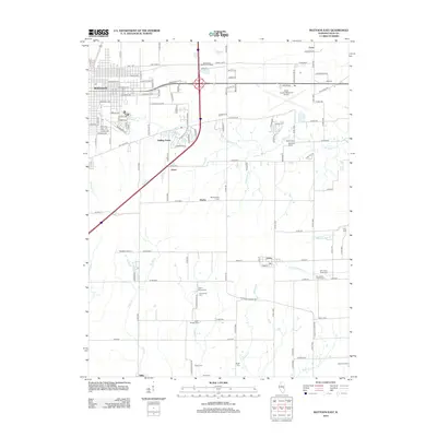 2012 Map of Mattoon East, 2012 Print