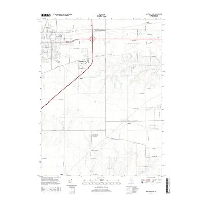 2015 Map of Mattoon East, 2015 Print