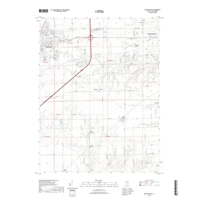 2018 Map of Mattoon East, 2018 Print