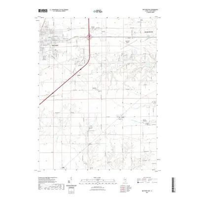 2021 Map of Mattoon East, 2021 Print