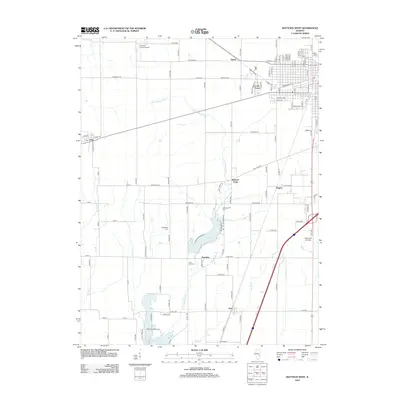 2012 Map of Mattoon West, 2012 Print