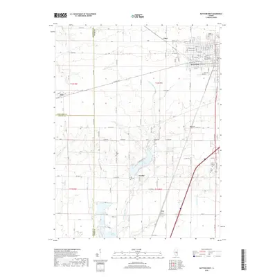 2018 Map of Mattoon West, 2018 Print