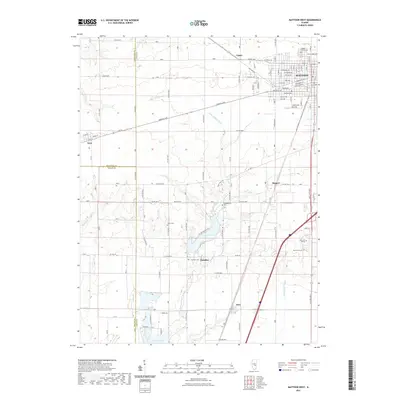 2021 Map of Mattoon West, 2021 Print