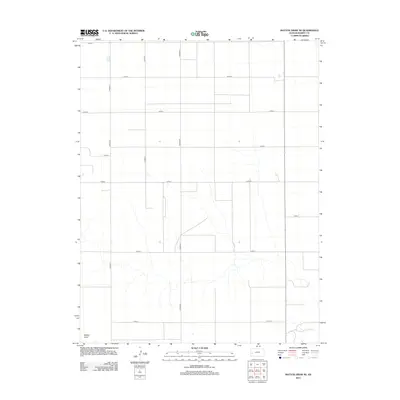 2012 Map of Mattox Draw NE, 2012 Print