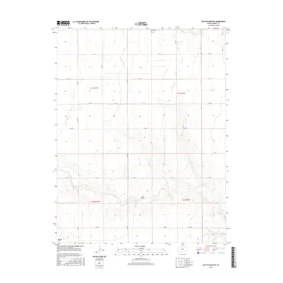 2015 Map of Mattox Draw NE, 2015 Print