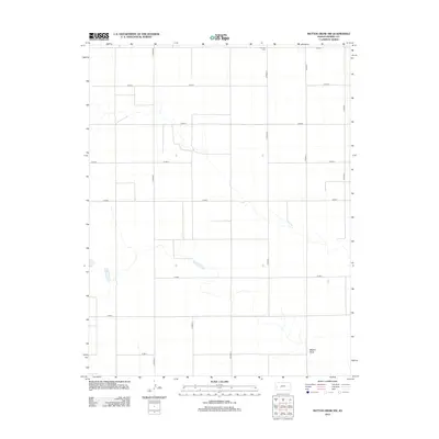 2012 Map of Mattox Draw NW, 2012 Print