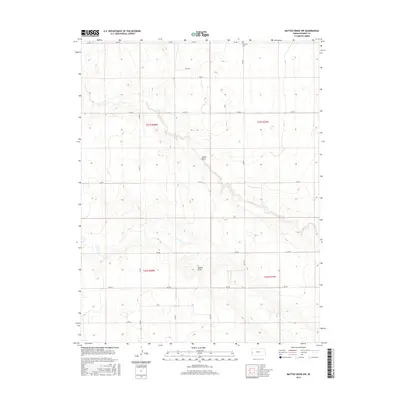 2015 Map of Mattox Draw NW, 2015 Print
