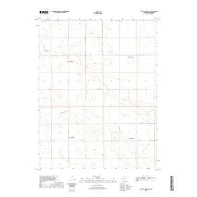 2018 Map of Mattox Draw NW, 2018 Print