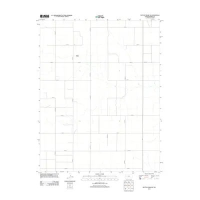 2012 Map of Mattox Draw SE, 2012 Print