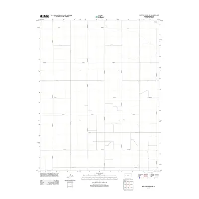 2012 Map of Mattox Draw SW, 2012 Print