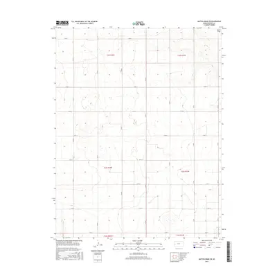 2015 Map of Mattox Draw SW, 2015 Print
