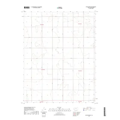 2018 Map of Mattox Draw SW, 2018 Print