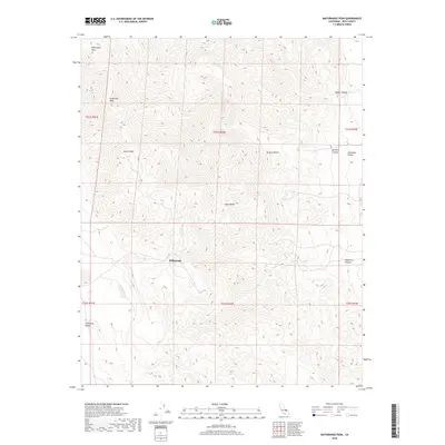 2018 Map of Maturango Peak, 2018 Print