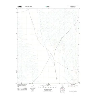 2012 Map of Maturango Peak NE, 2012 Print