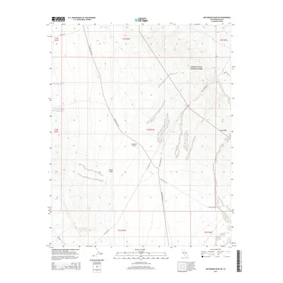 2015 Map of Maturango Peak NE, 2015 Print