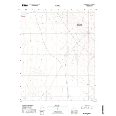 2018 Map of Maturango Peak NE, 2018 Print