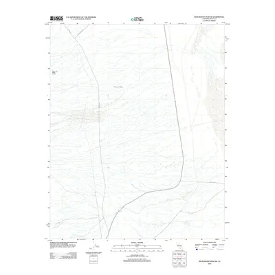 2012 Map of Maturango Peak SE, 2012 Print
