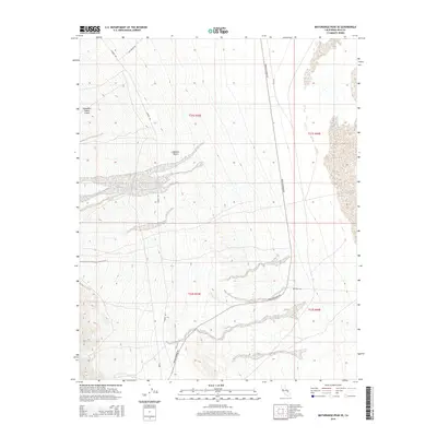 2015 Map of Maturango Peak SE, 2015 Print
