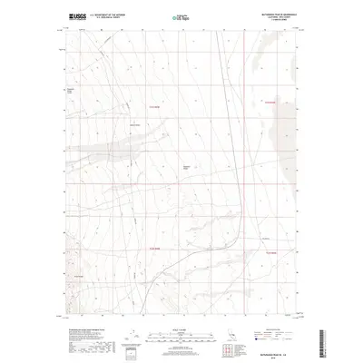 2018 Map of Maturango Peak SE, 2018 Print