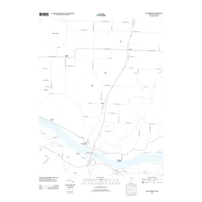 2013 Map of Mauckport, 2013 Print