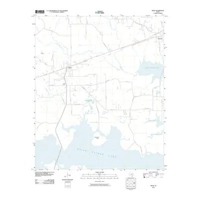 2010 Map of Maud, 2010 Print